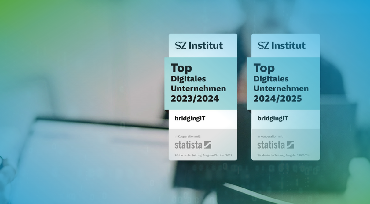 Digitalexperten bridgingIT ist ausgezeichnet als Top Digitales Unternehmen - Bildnachweis SPIE