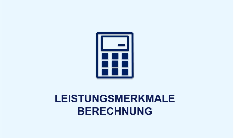 Icon Leistungsmerkmale Berechnung