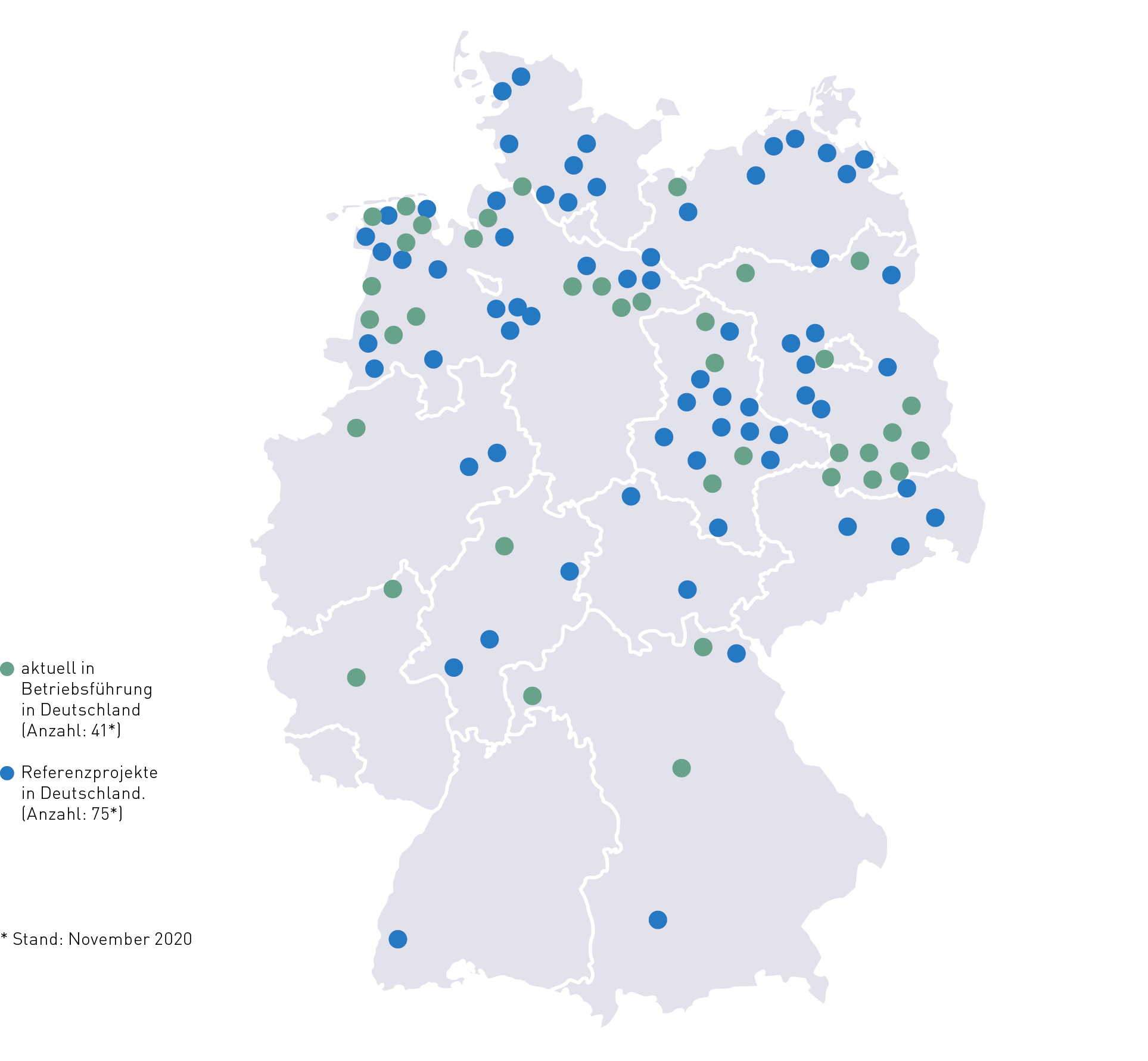 Übersichtskarte Deutschland - Bildnachweis SPIE