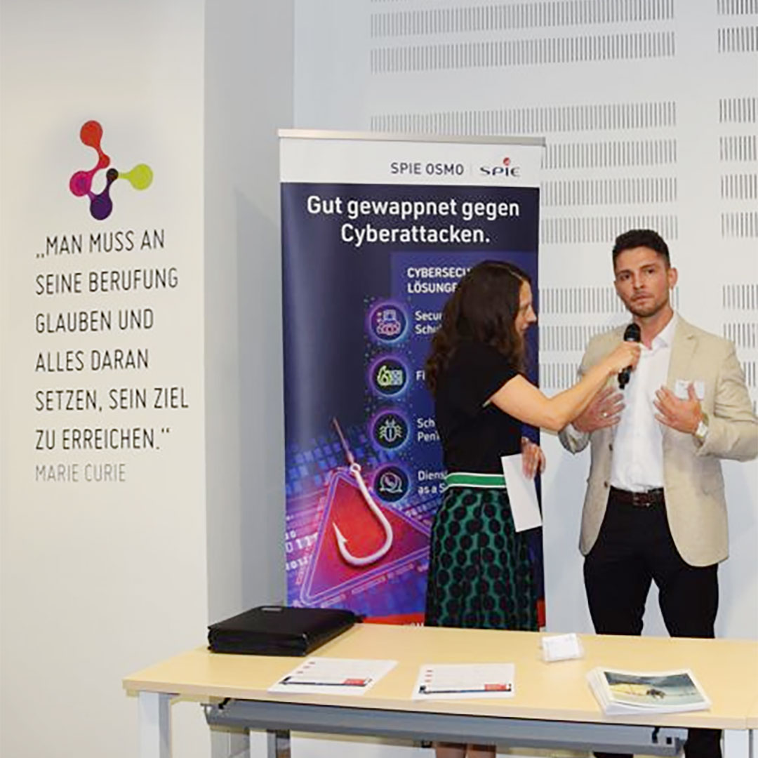 Adem Keskin auf dem Treffpunkt Innovation