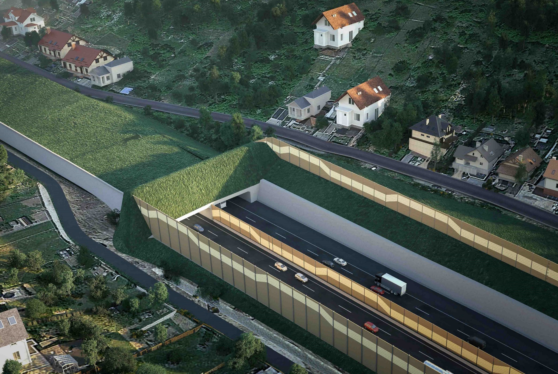 Visualisierung-Lärmschutzeinhausung---Bildnachweis-Autobahn-GmbH-Südwest