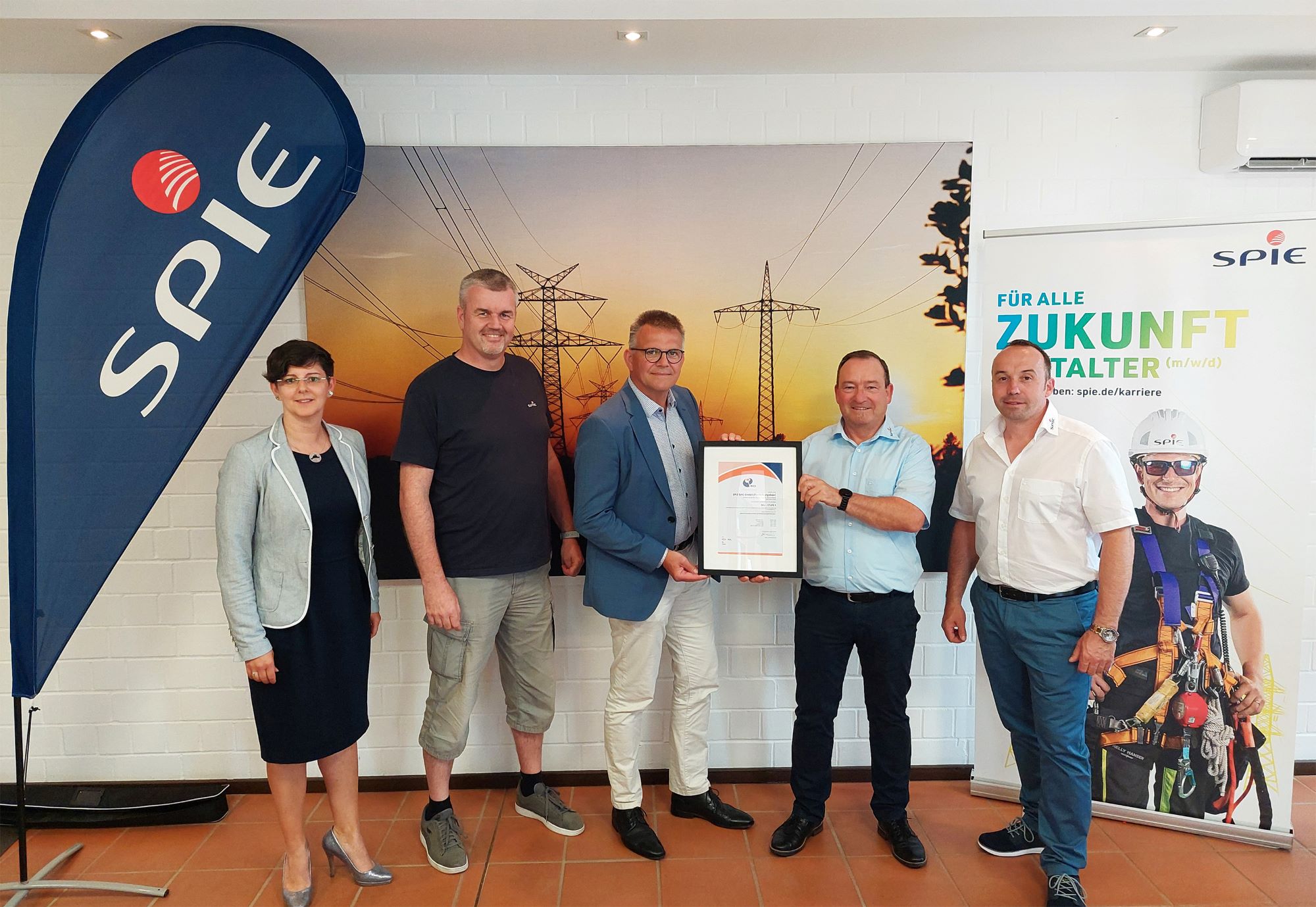 Übergabe SCL-Zertifikat_Bildnachweis SPIE
